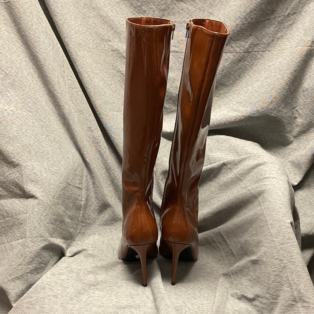 INC International Concepts Tan Over the Knee Boots - Picture 4 of 9